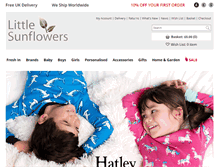 Tablet Screenshot of littlesunflowers.com